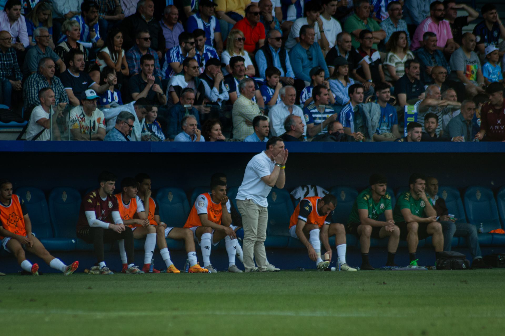 Las mejores imágenes del derbi entre Ponferradina y Cultural