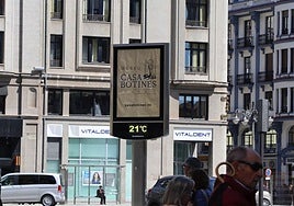 Termómetro señala más de veinte grados al mediodía en una jornada soleada de la pasada semana.