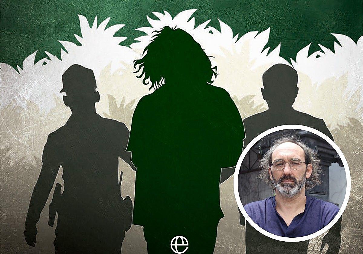 La portada del libro y su autor.