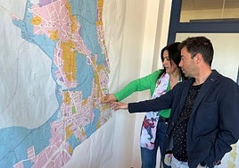 Plan del Camino de Santiago en San Andrés.