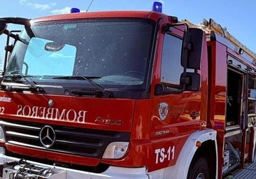 Un incendio en una casa abandonada de Trobajo del Camino moviliza a los bomberos
