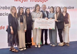 Premiadas por el mejor trabajo de investigación sobre internacionalización de empresas leonesas.