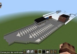 Recreación del videojuego.