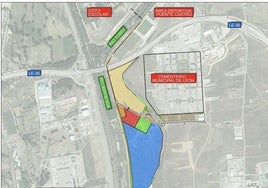 Plano de la ubicación de las centrales.