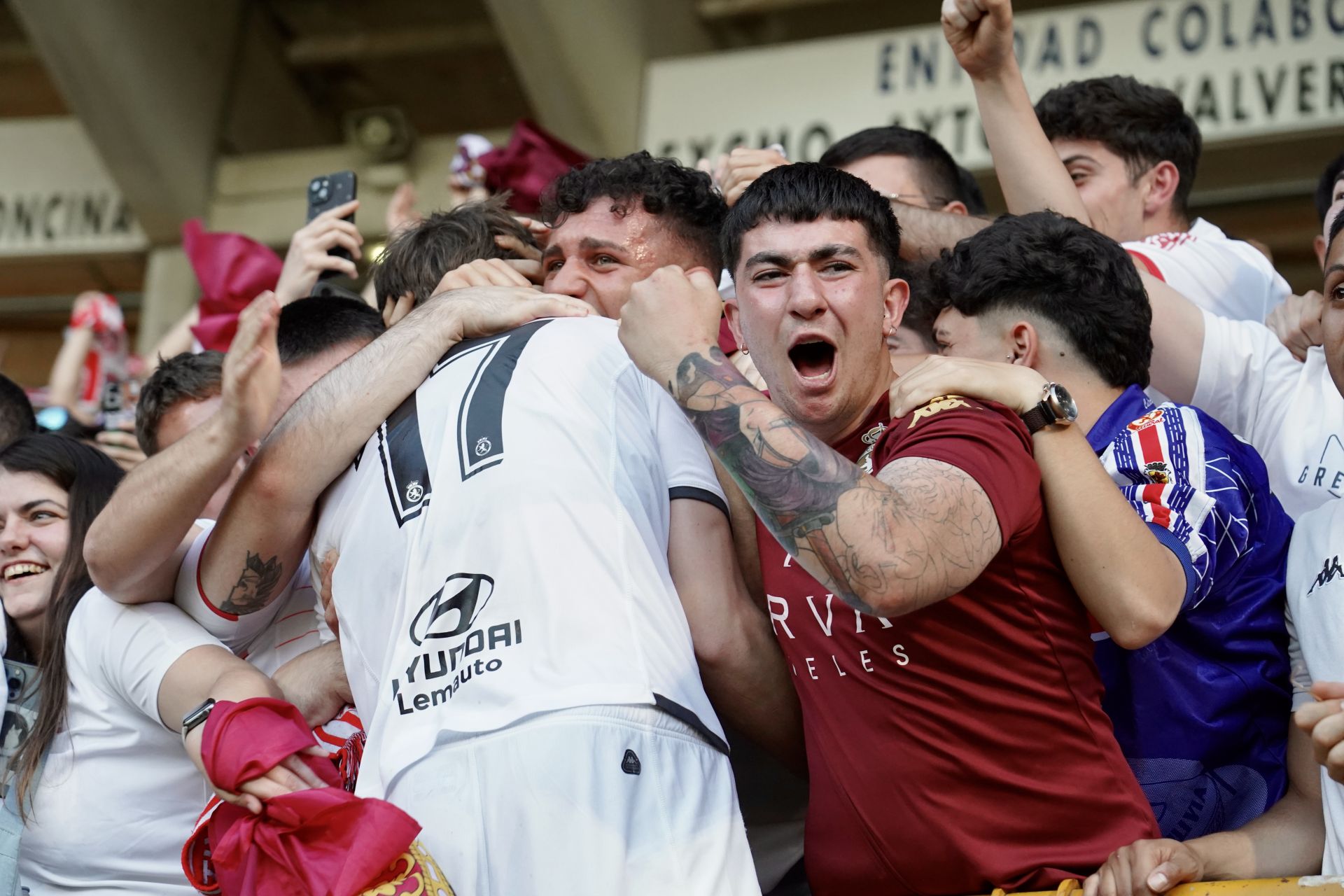 Así vivió el Reino de León el ascenso, en imágenes