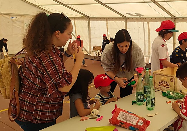 Los niños pudieron realizar diferentes actividades