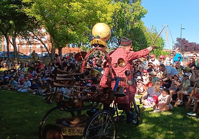 Familias y niños disfrutaron del espectáculo