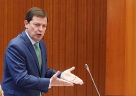 Intervención del presidente de la Junta Alfonso Fernández Mañueco en el Pleno de las Cortes de Castilla y León.