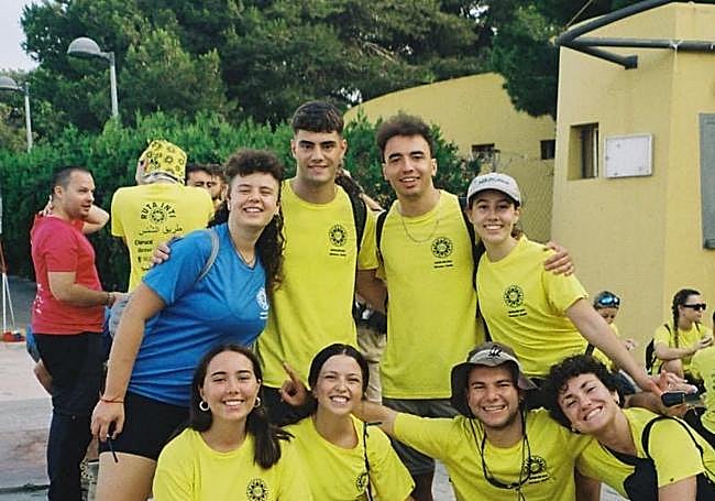 Carlos junto a varios compañeros de la 'Ruta Inti'