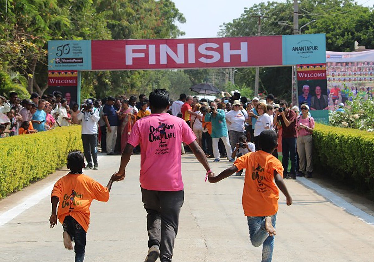 Los beneficios de esta carrera solidaria irán destinados a la Fundación Vicente Ferrer