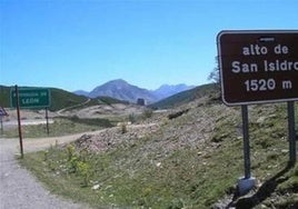 Puerto de San Isidro en León.