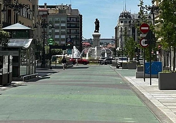 La avenida Ordoño II de León.
