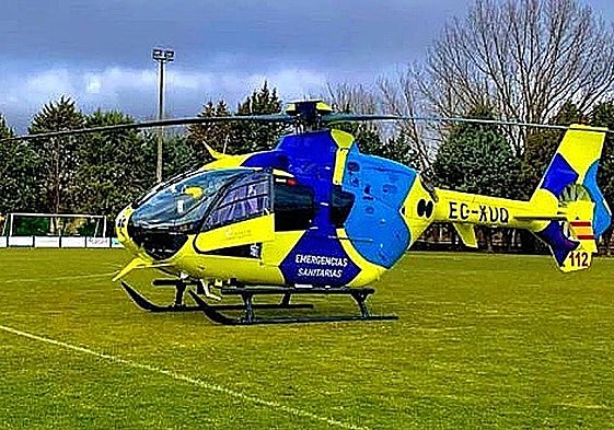 Helicóptero de emergencias.