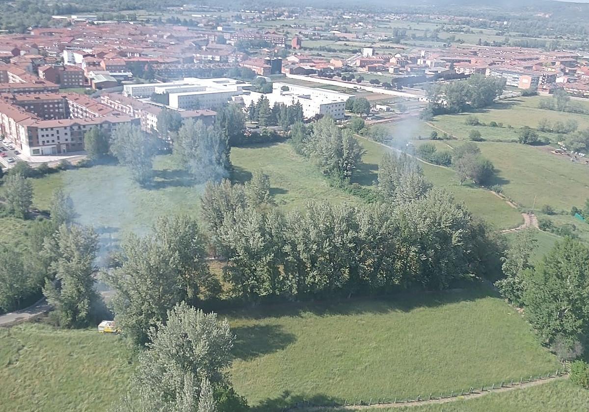 Incendio en Villaobispo.