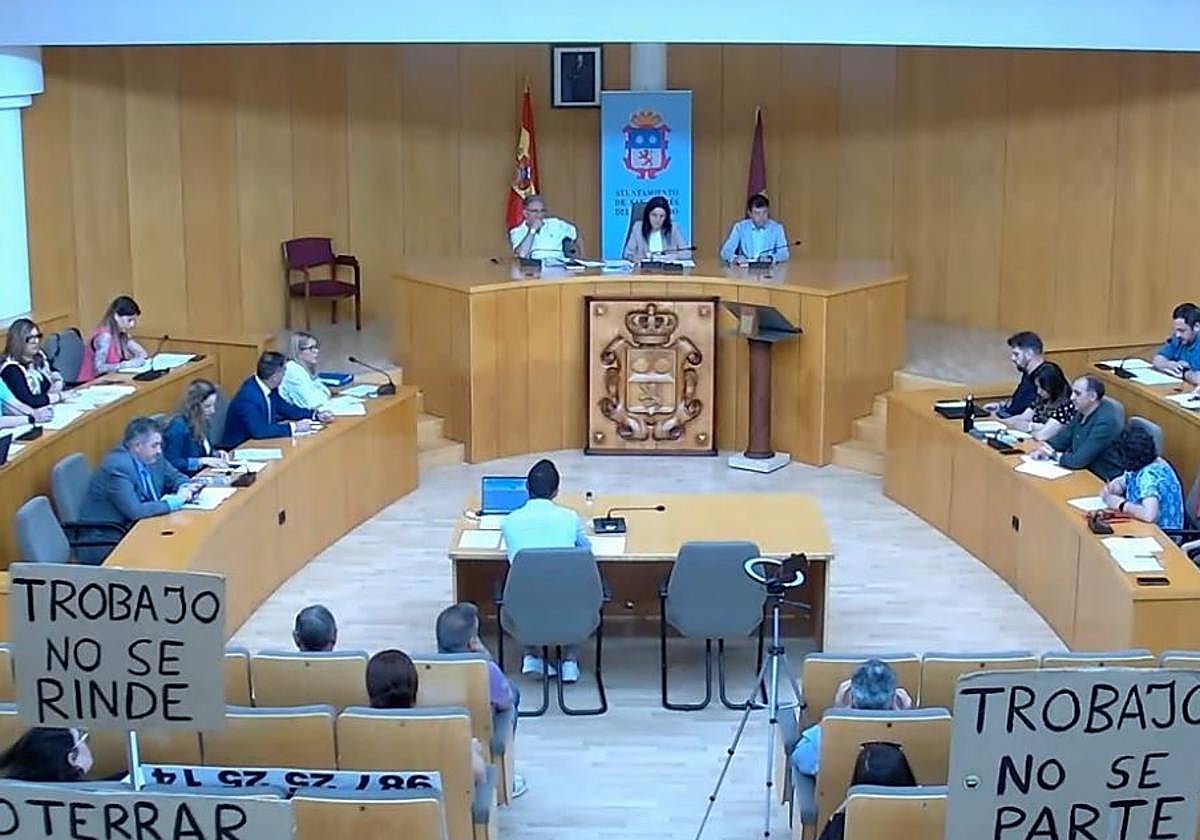 Pleno en San Andrés este jueves.