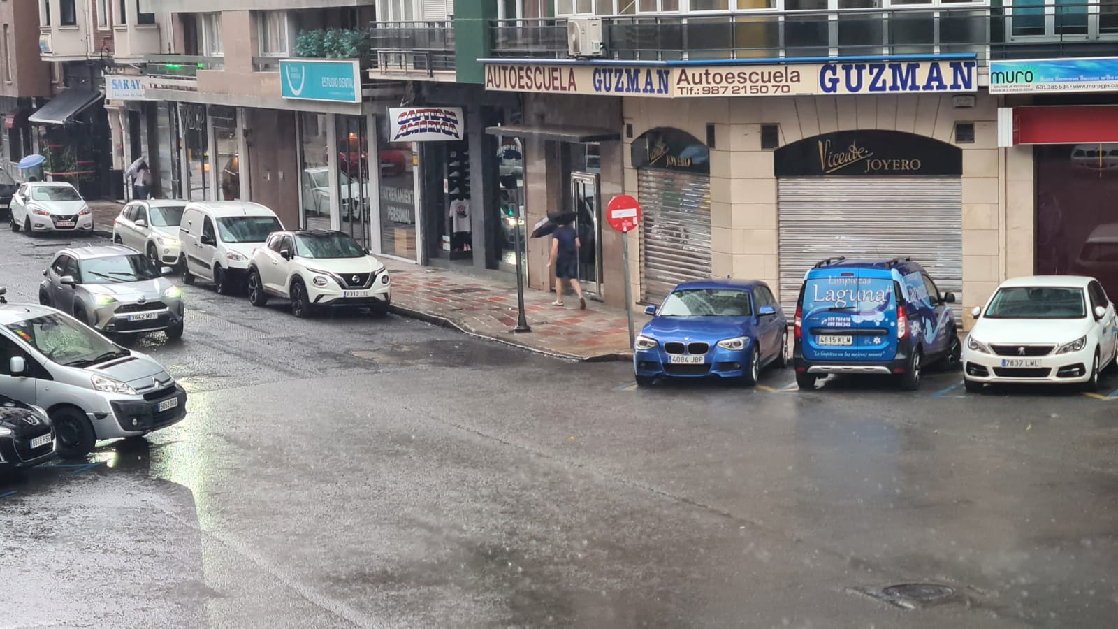 Así se ha vivido la tormenta en la ciudad de León
