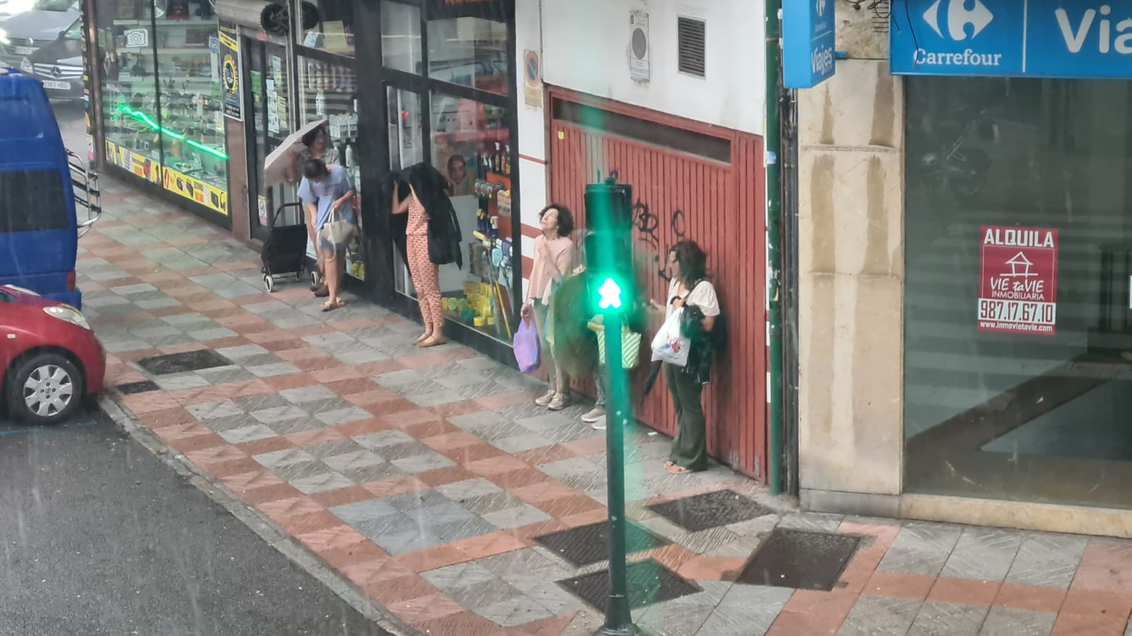 Así se ha vivido la tormenta en la ciudad de León
