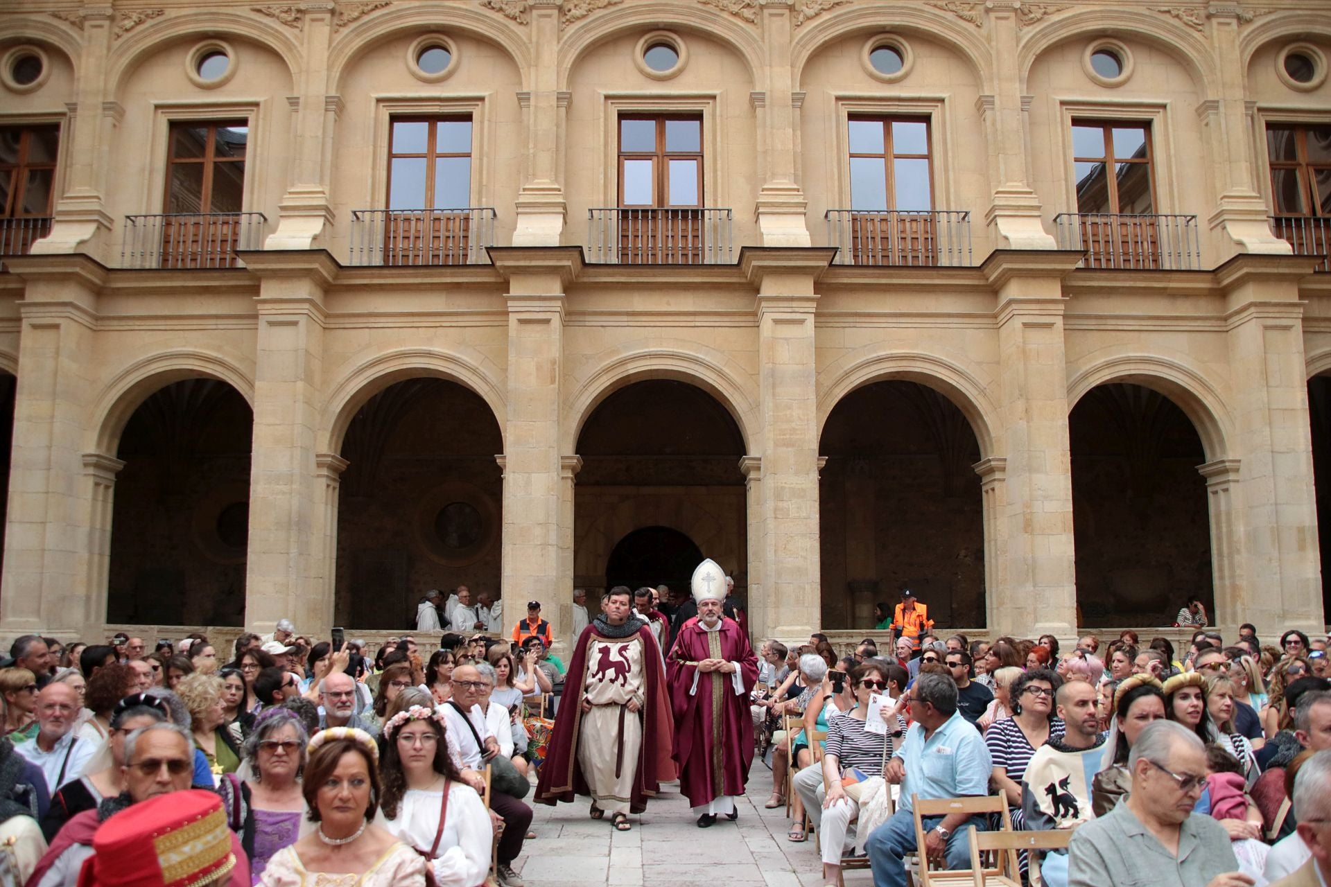 Estas son las imágenes de la representación de las Cortes de 1188