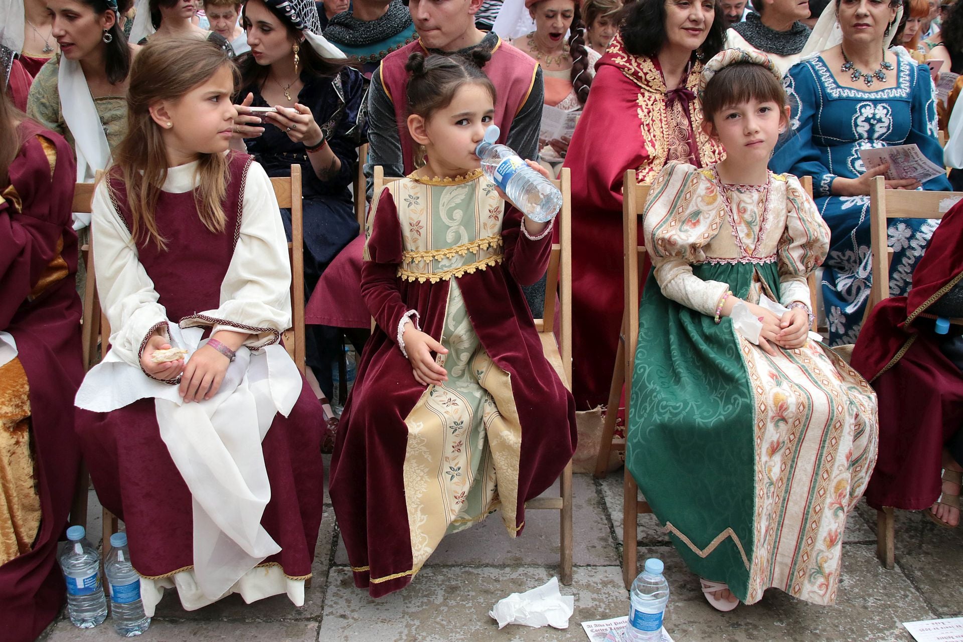 Estas son las imágenes de la representación de las Cortes de 1188