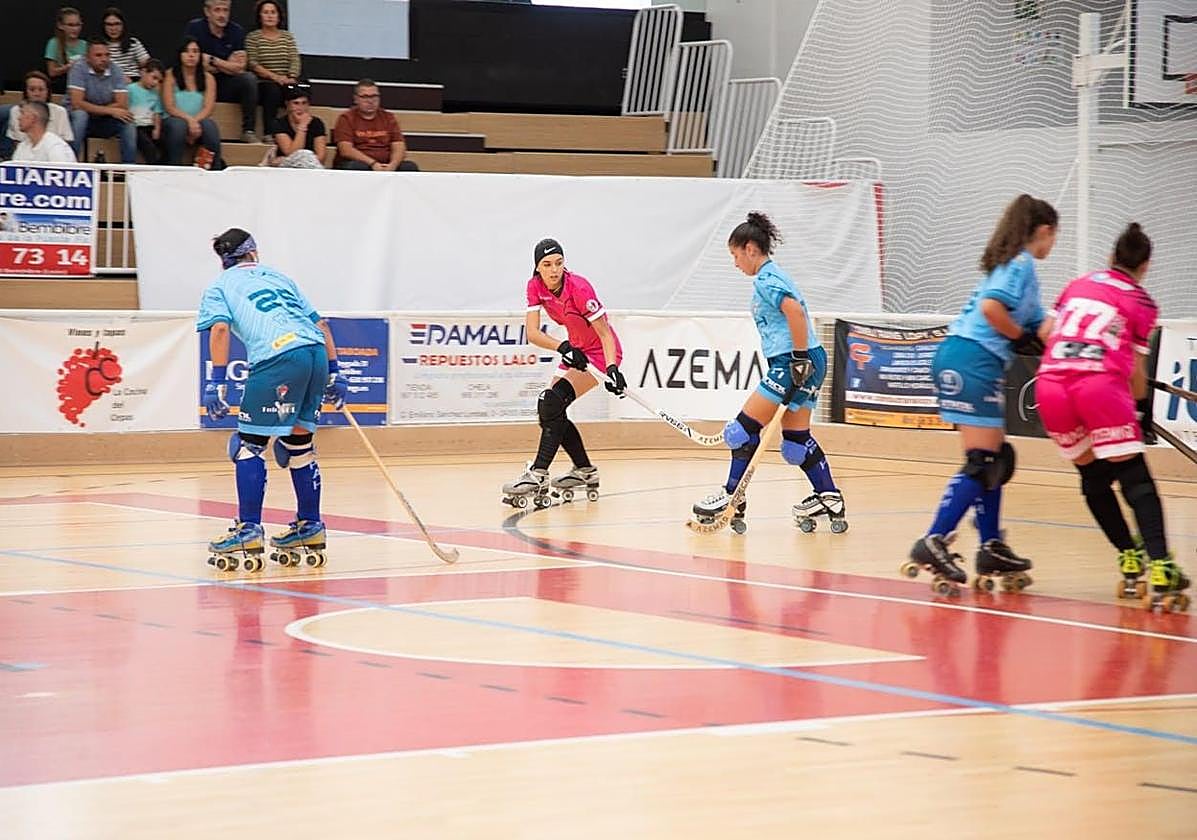 Una situación del partido.