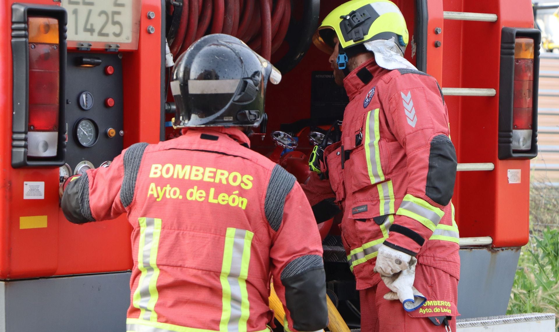 Incendio en un inmueble en San Andrés