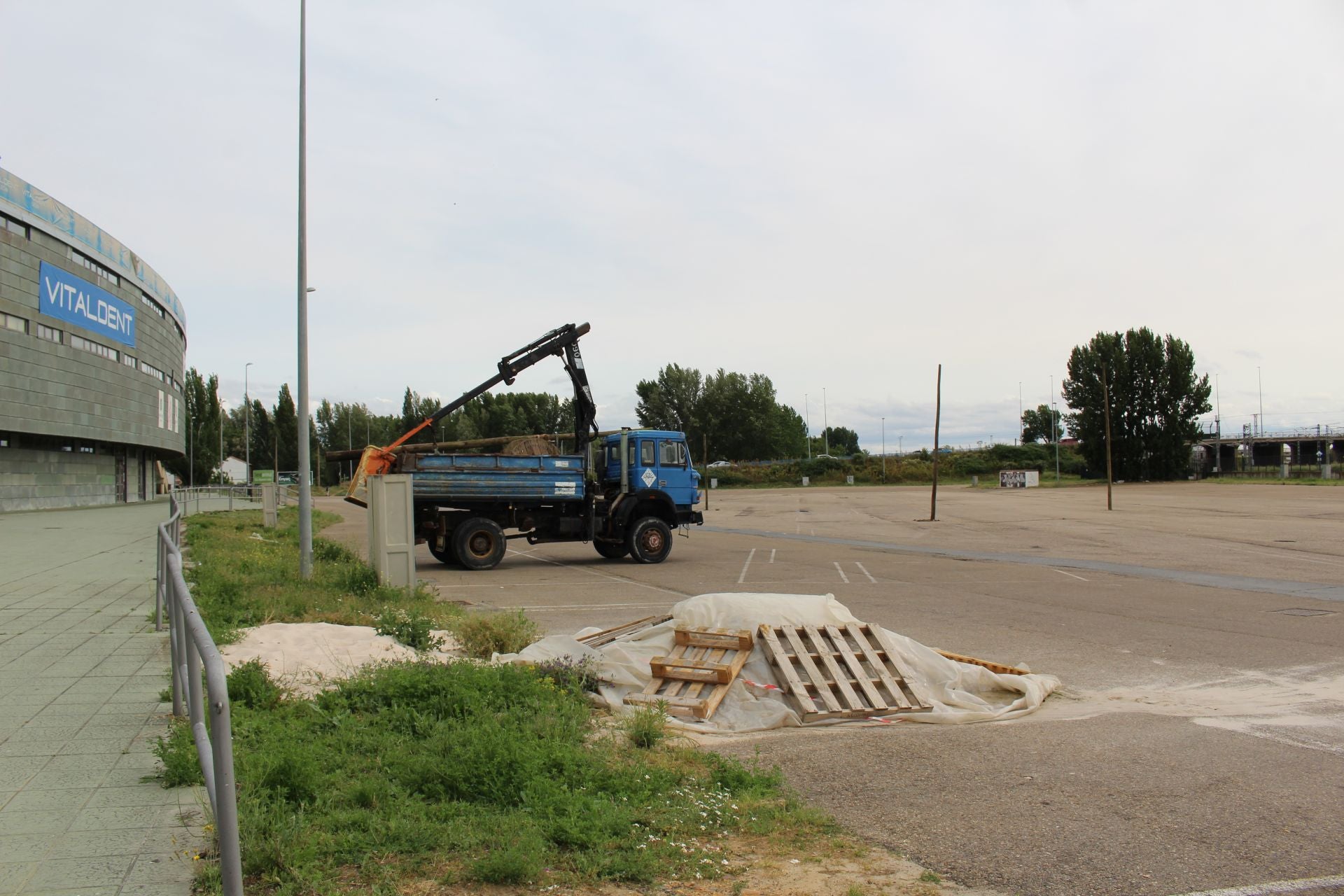 Comienzan las obras en el entorno del estadio Reino de León