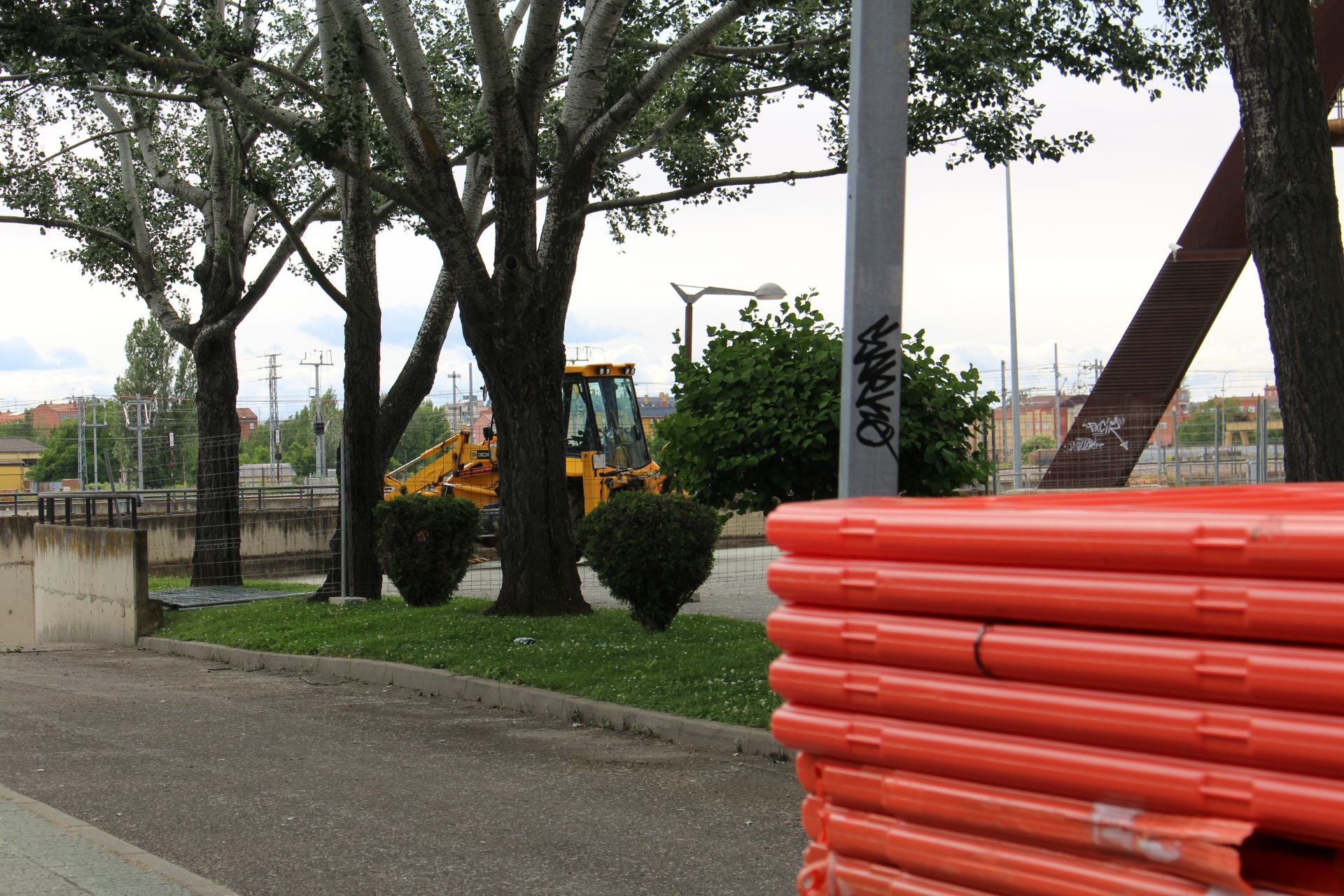 Comienzan las obras en el entorno del estadio Reino de León