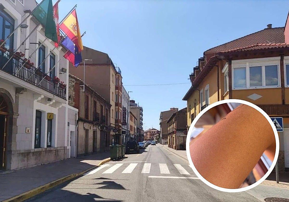 La joven fue agredida por una residente en la calle Ramón y Cajal de La Robla.