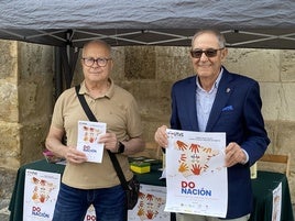 Juan Antonio Igleisas Llamas, presidente de la Asociacion para la Lucha contra las Enfermedades Renales en León, y uno de los socios