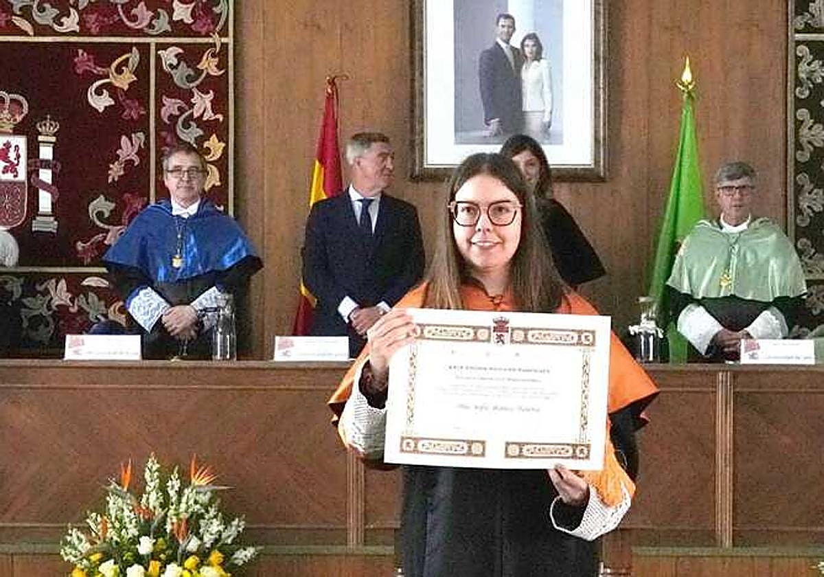 Sofía Blanco, estudiante berciana.