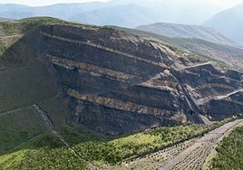 Imagen de una explotación minera de León.