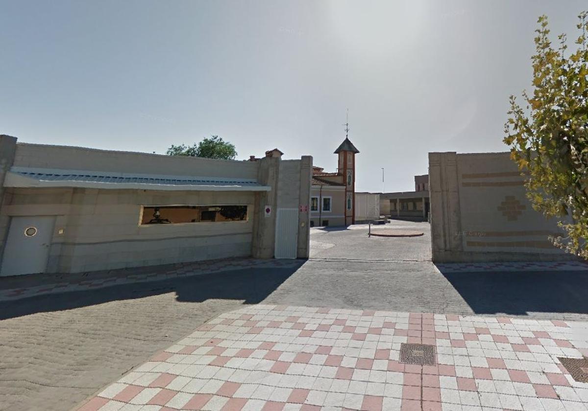 Entrada a la Residencia de Protección de Menores Suero de Quiñones en León.