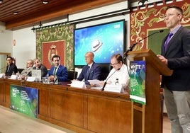 Inauguración de White Hat Conference con el lema 'IA, Ciberdelincuencia y Ciberdefensa'.