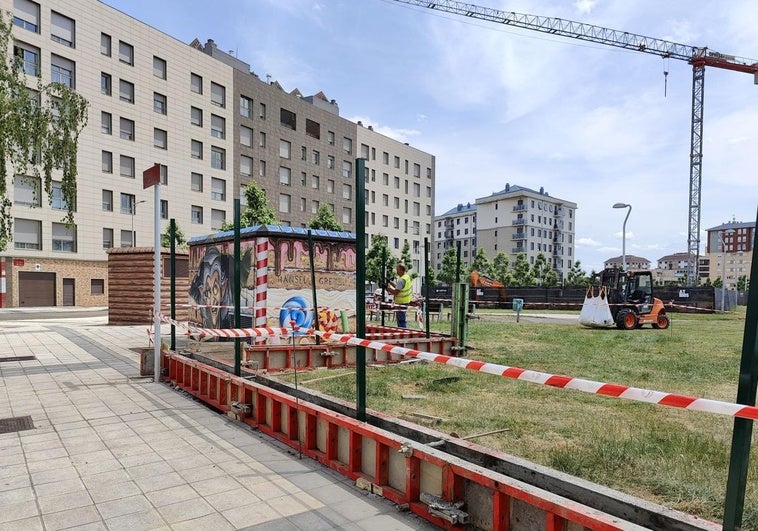 El parque de la Participación Ciudadana en León se valla