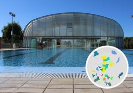 Las piscinas de Trobajo del Camino.