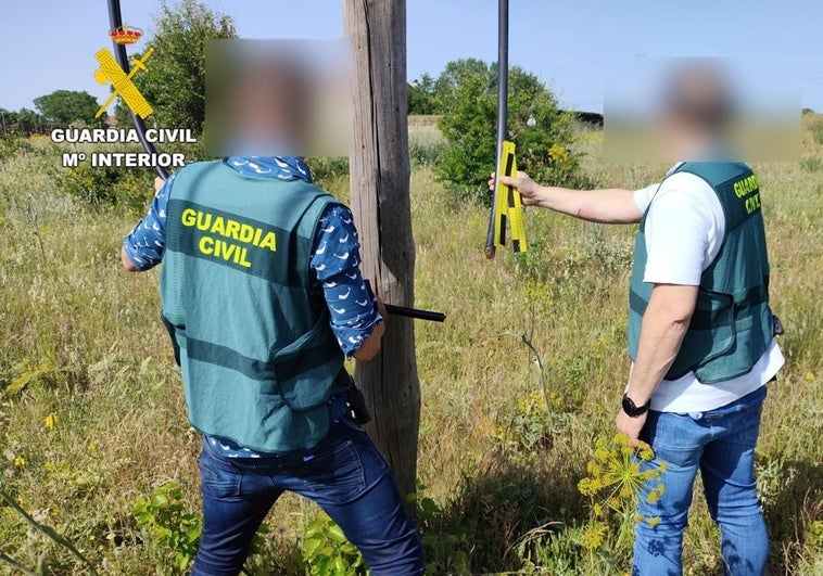 Desmanteladas dos redes criminales que efectuaron 11 robos de cable telefónico en León