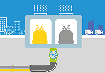 Así funcionan los 315 buzones donde 15.000 leoneses tiran la basura que viaja por el subsuelo