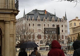 Jornada lluviosa en la primavera de 2025 en León.