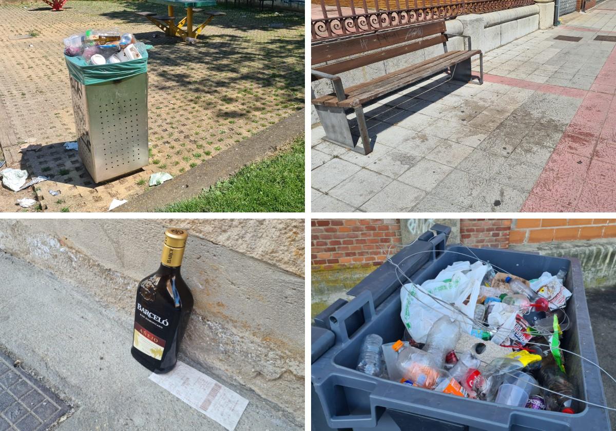 Imágenes de las calles aledañas al evento dos días después.