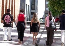 Estudiantes de la Universidad de León