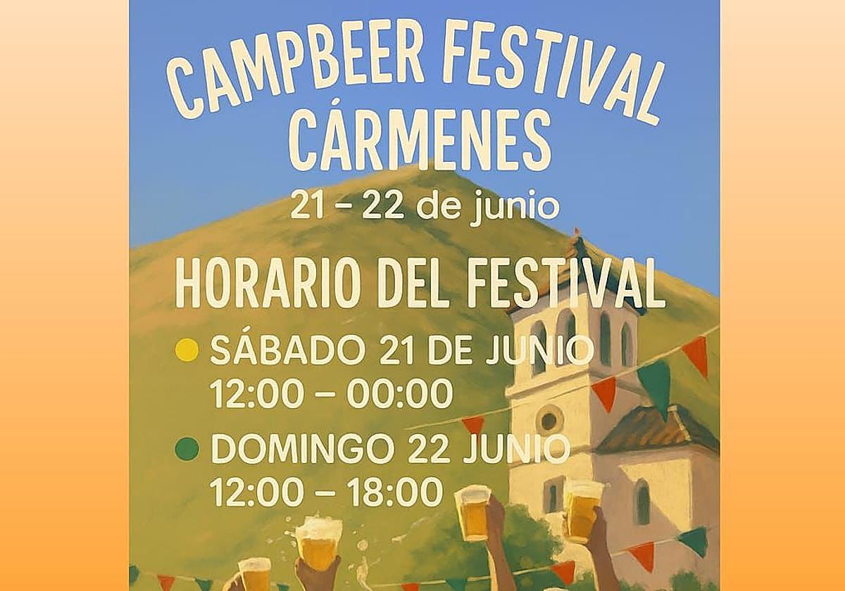 Cartel del campbeer festival de Cármenes