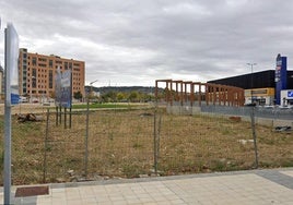 Zona en la que se ubicará el nuevo área recreativa.