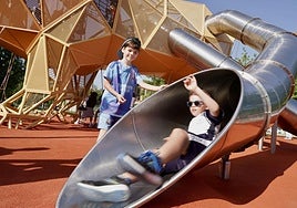 Imagen del nuevo parque infantil.