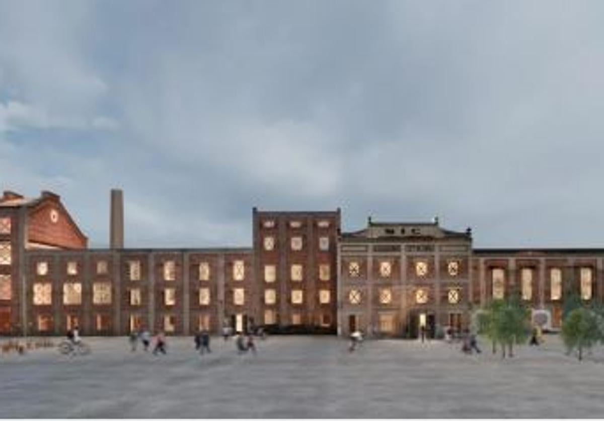Imagen principal - El Palacio de Congresos cumple su primer hito: adiós a los tirantes de 1,5 millones