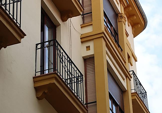 Un edificio de la calle del reto de esta semana.