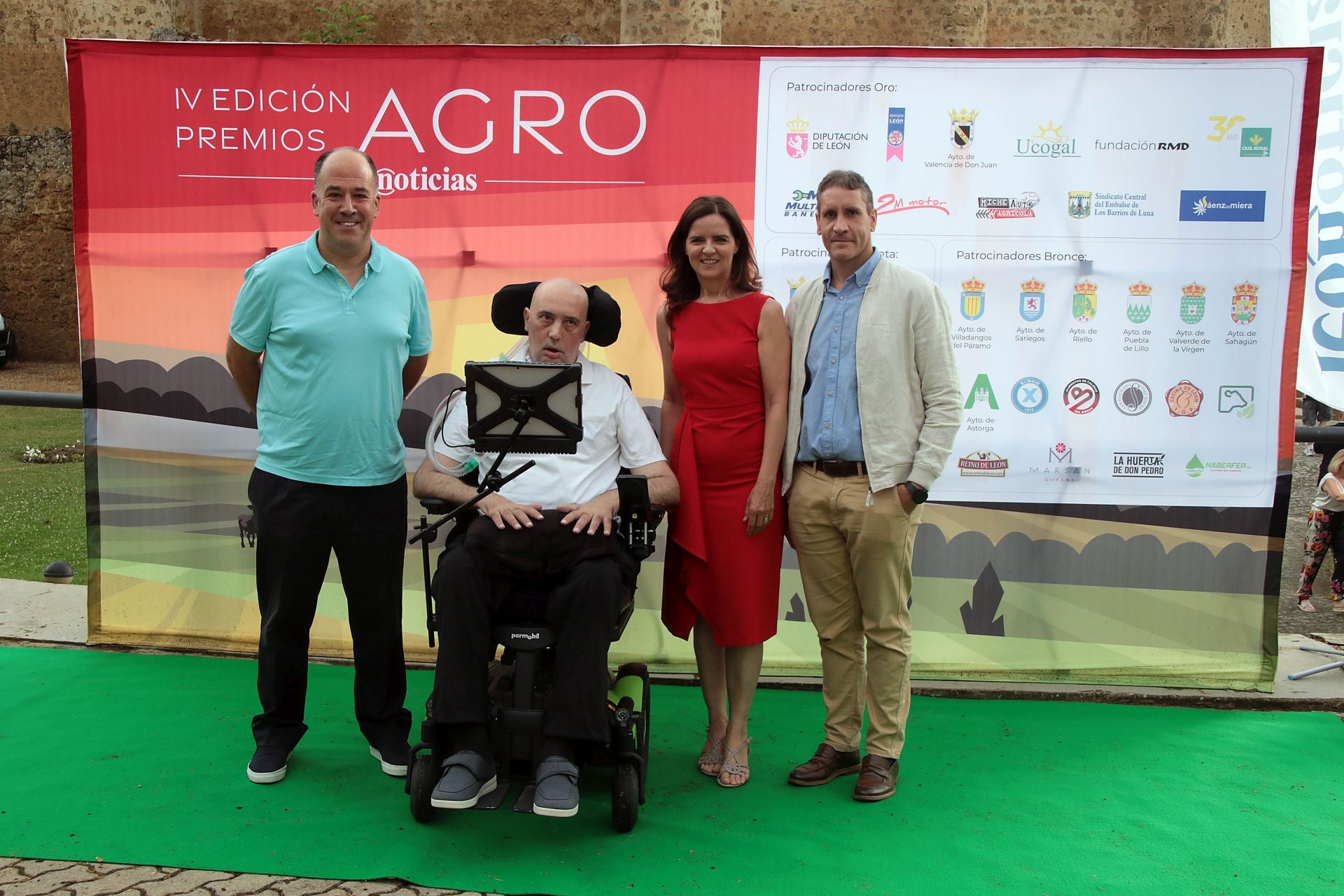 Manuel Ferrero, Urbano González, Ana Carlota Amigo y Jose Manuel Quiñones