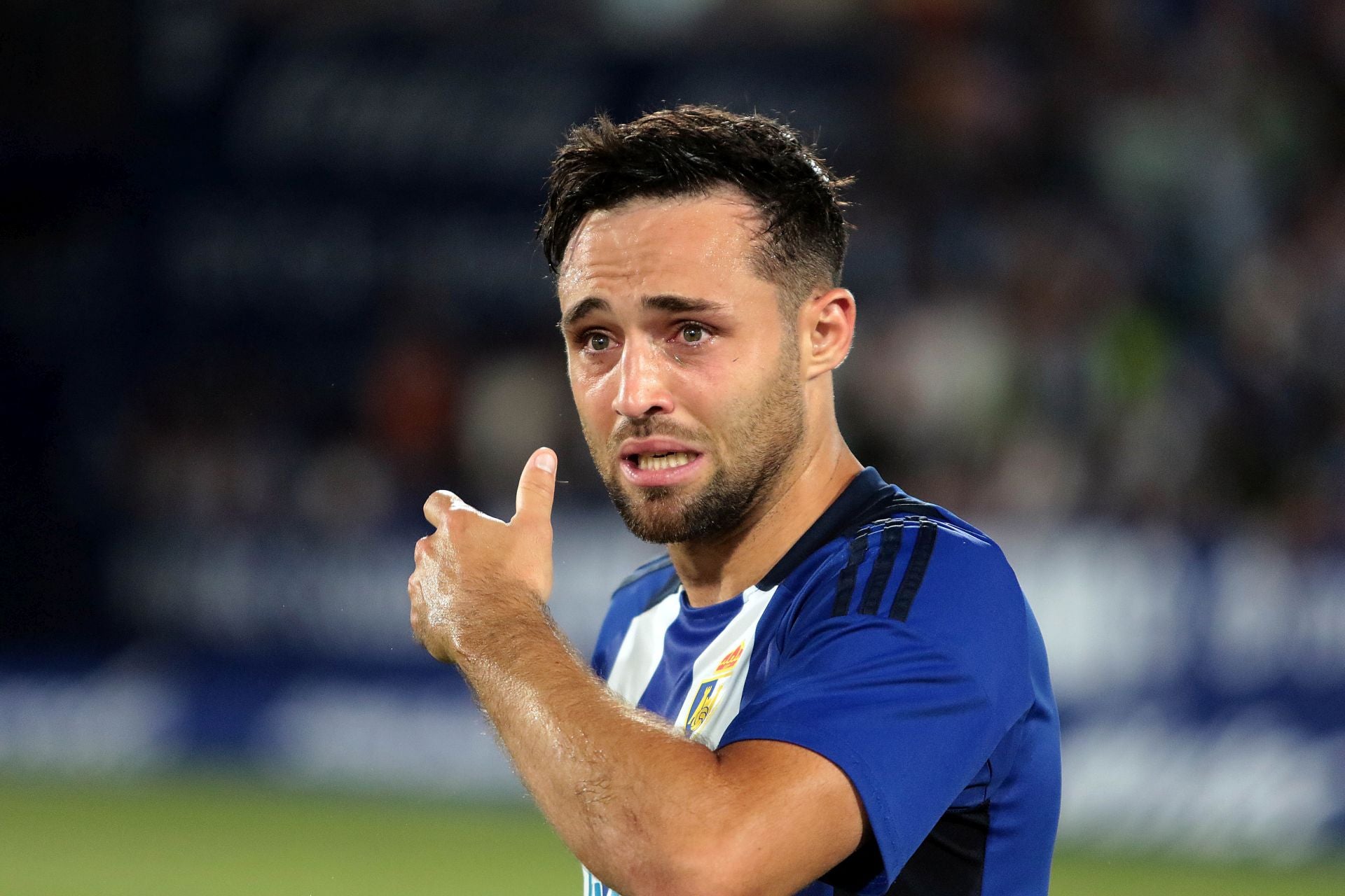 Las imágenes del cruel desenlace de la Deportiva ante el Andorra