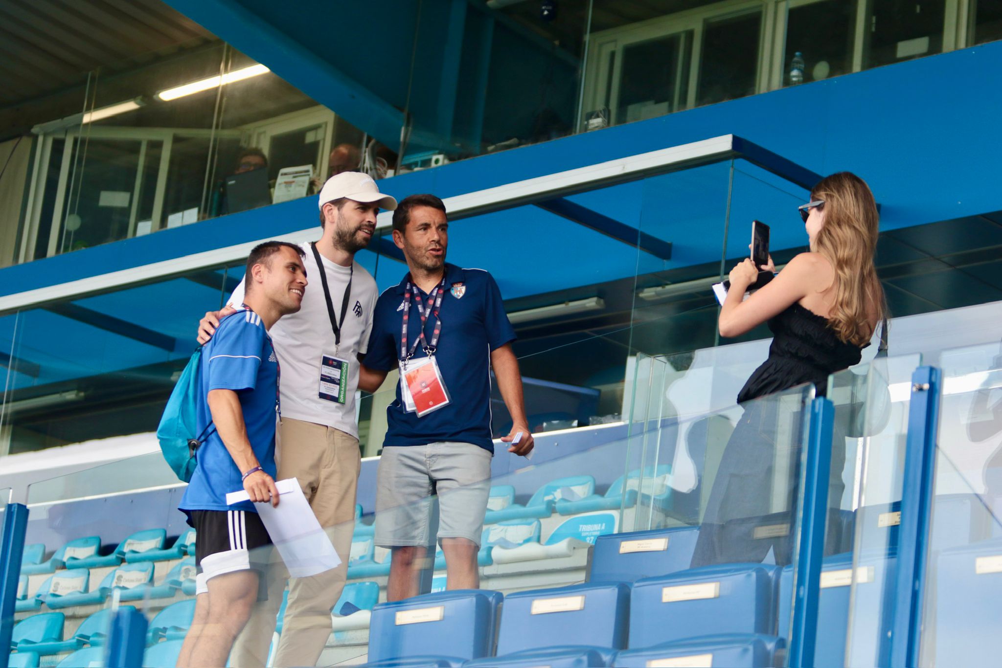 Las imágenes del recibimiento a la Deportiva en El Toralín