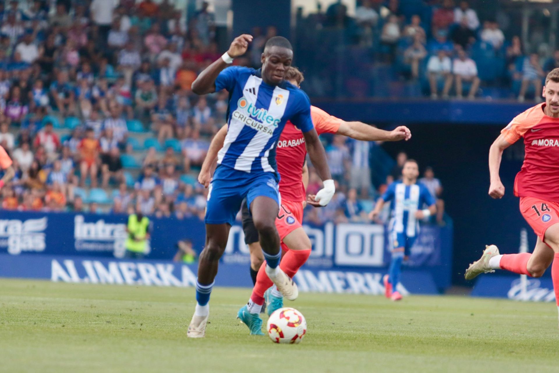 Las imágenes del cruel desenlace de la Deportiva ante el Andorra