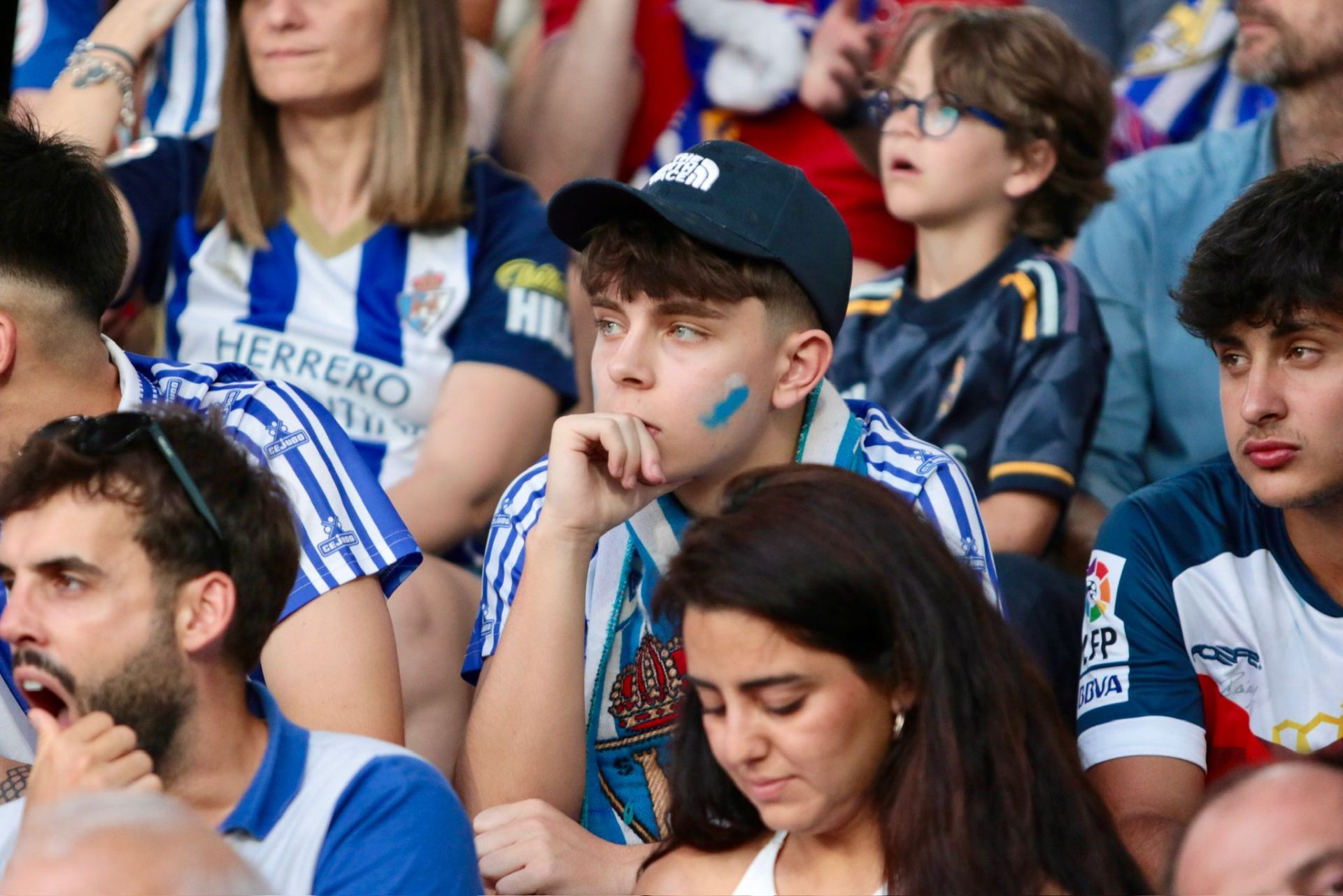 Las imágenes del cruel desenlace de la Deportiva ante el Andorra